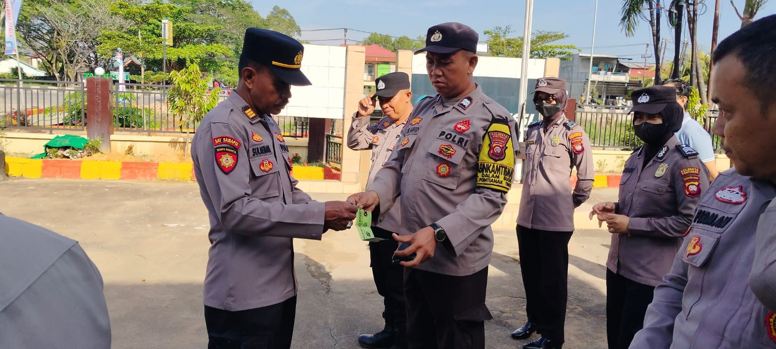 Waka Polsek Pontianak Timur Perketat Disiplin Anggota