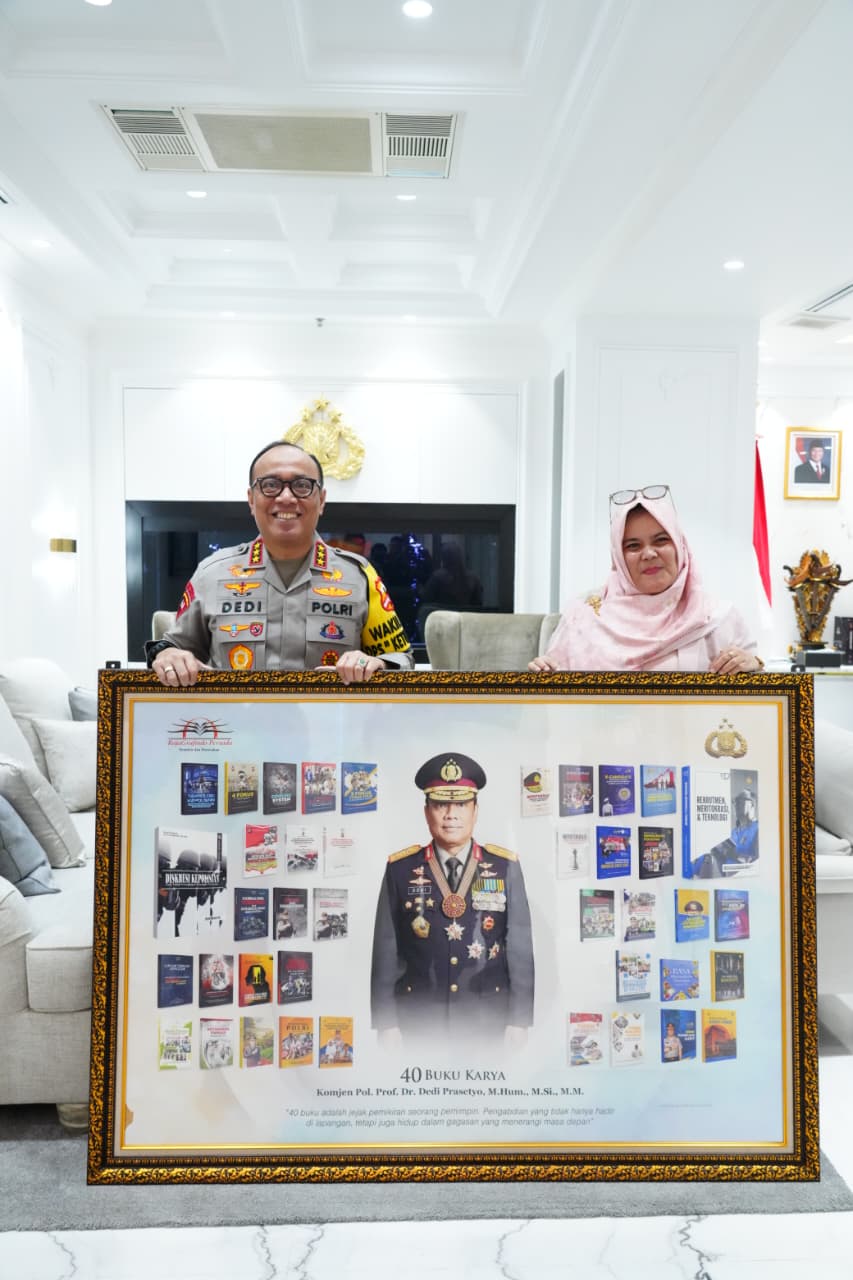 Produktif Berkarya, 39 Buku Wakapolri Komjen Dedi Prasetyo Kantongi HAKI, Bukti Dedikasi untuk Literasi dan Masa Depan
