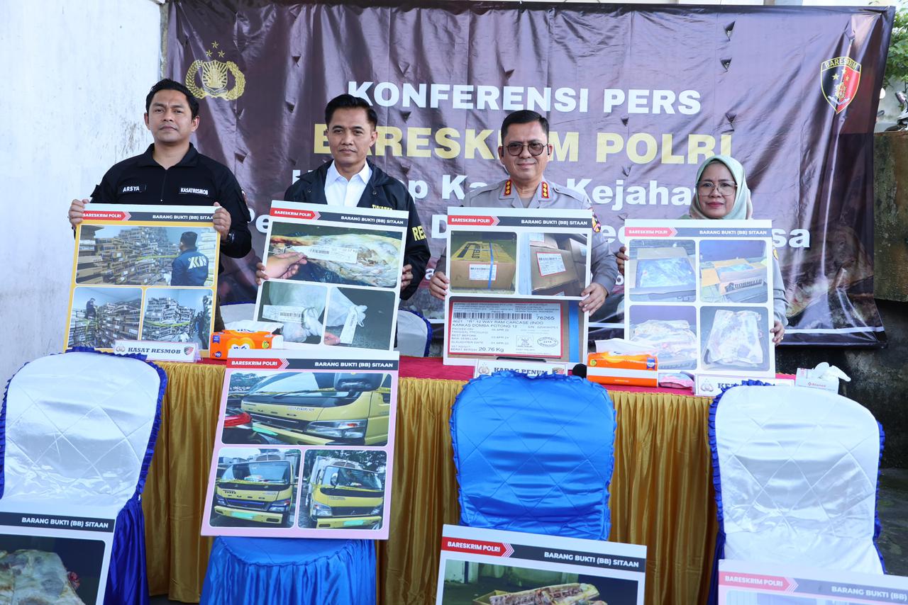 Bareskrim Bongkar Peredaran Daging Impor Kedaluwarsa di Tangerang, Tegaskan Komitmen Polri Lindungi Konsumen