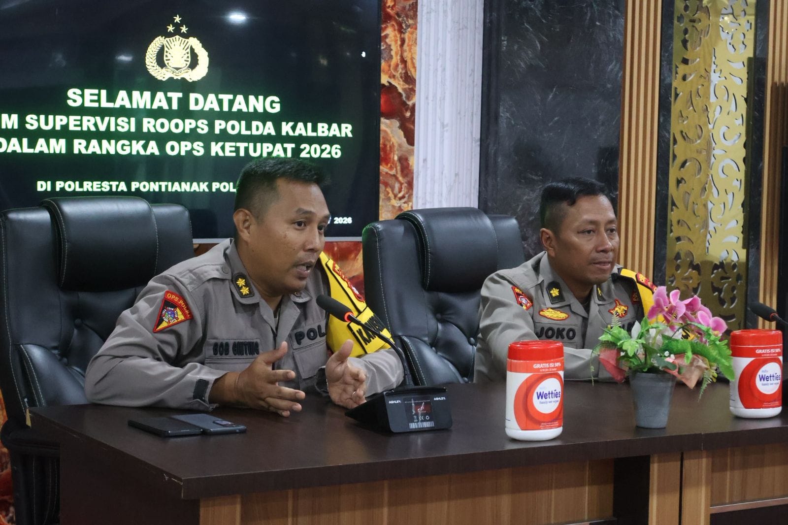 Operasi Ketupat Kapuas 2026 Disupervisi, Polresta Pontianak Pastikan Pengamanan Berjalan Optimal