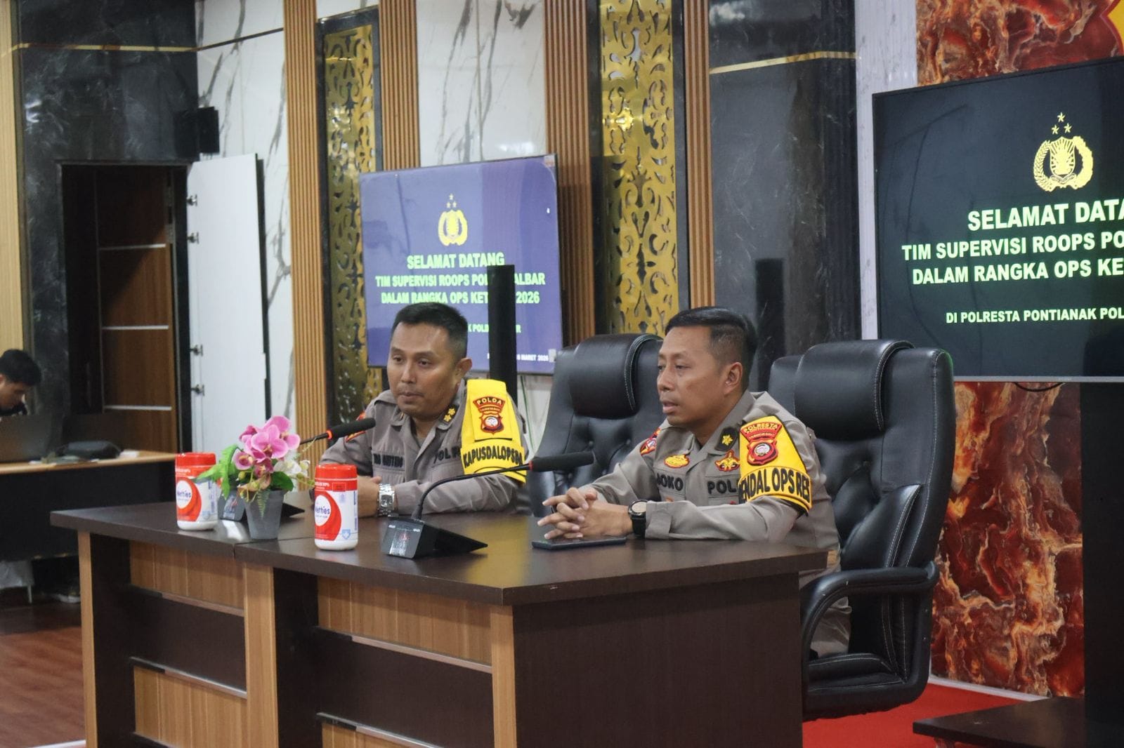 Tim Supervisi Ops Ketupat Kapuas 2026 Kunjungi Polresta Pontianak, Pastikan Pengamanan Lebaran Siap
