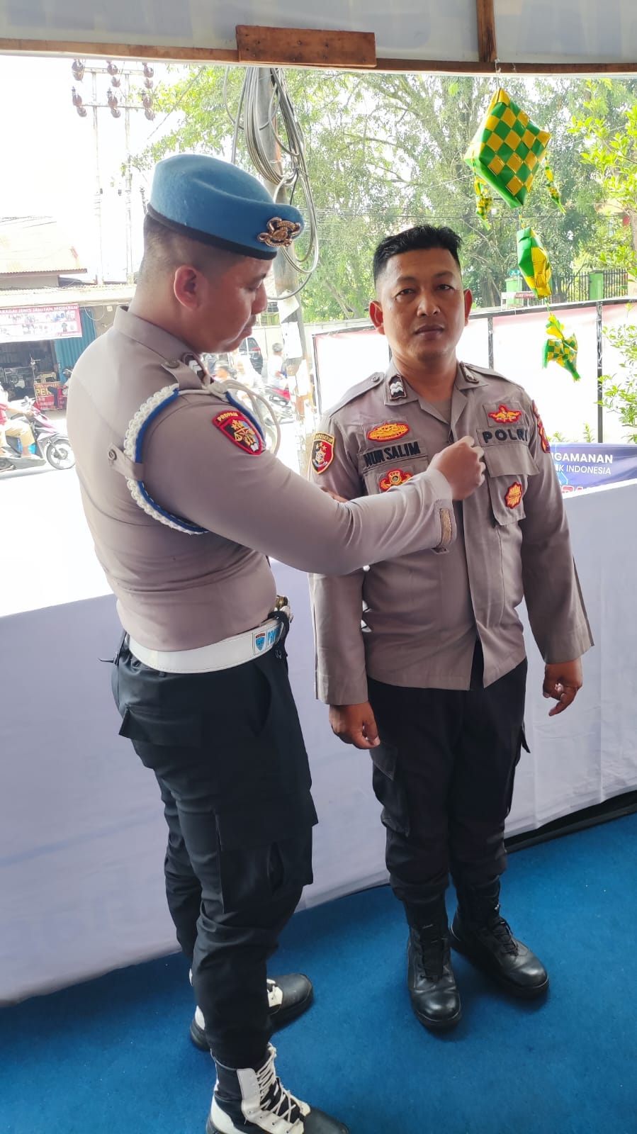 Pengawasan Diperketat, Propam Lakukan Pengecekan Personel di 7 Pos Pengamanan Lebaran