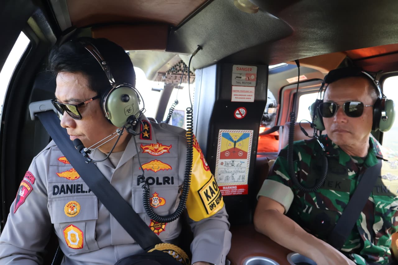 Pantau Arus Mudik dari Udara, Kapolda Bali Tinjau Antrean Panjang di Gilimanuk