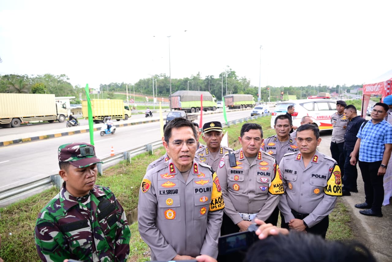 Pantau Arus Mudik, Kapolda Jambi Tegaskan Kesiapan Personel Jaga Kelancaran Lalu Lintas di Seluruh Wilayah