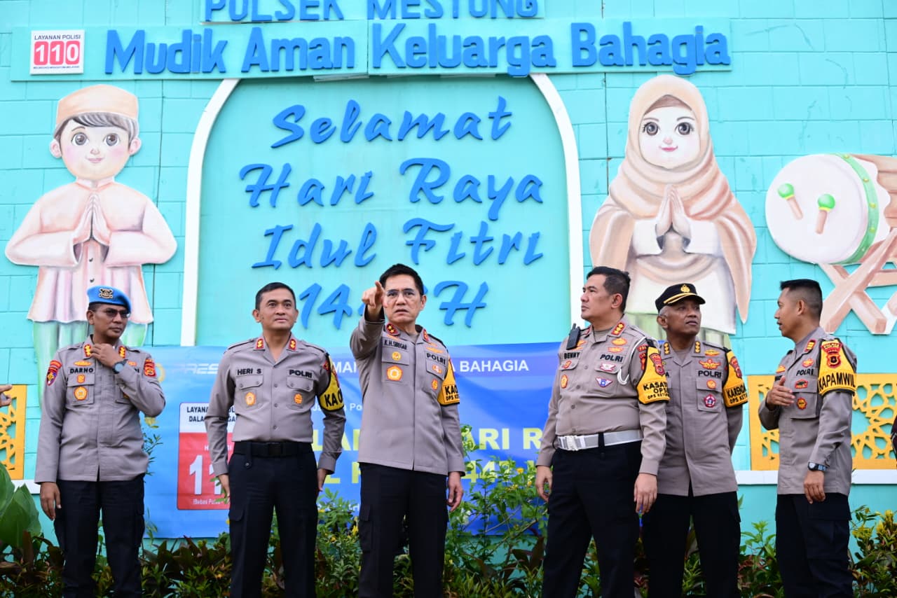 Cek Arus Mudik, Kapolda Jambi Pastikan Kelancaran di Wilayah Hukum Polda Jambi