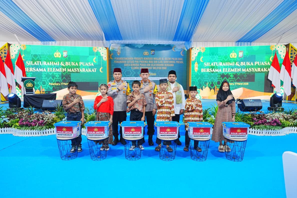 Safari Ramadan di Riau, Kapolri Ajak Perkuat Silaturahmi dan Jaga Persatuan Bangsa