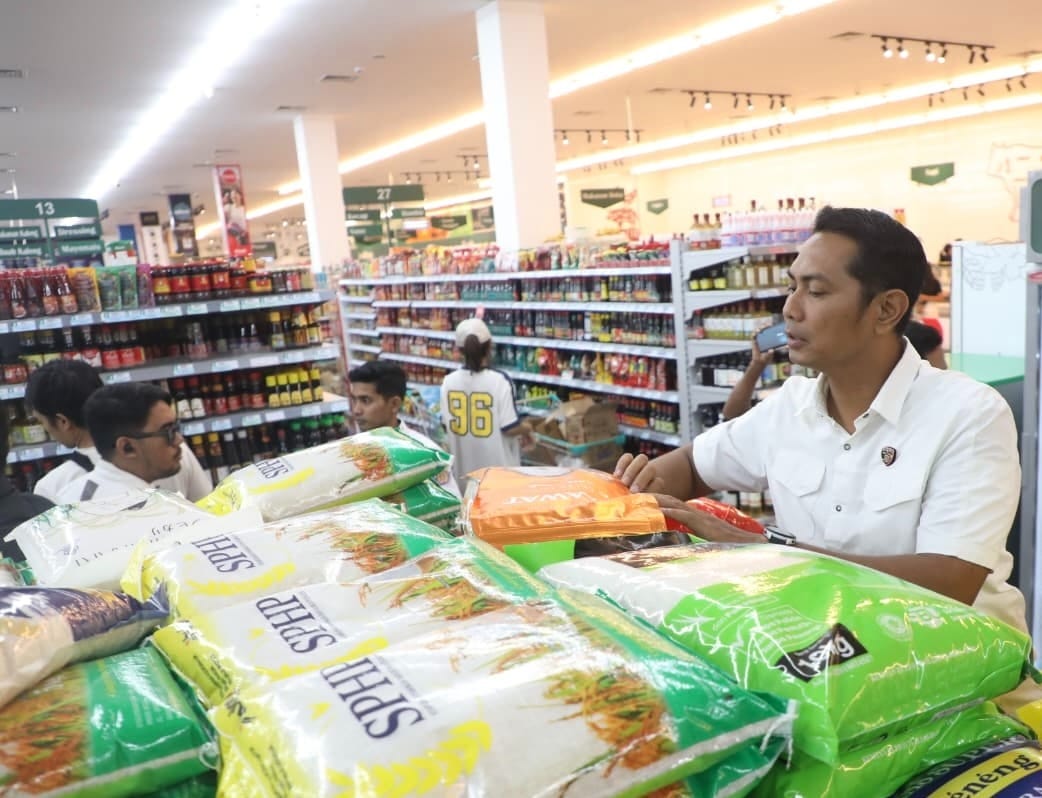 Jamin Ketersedian Stock dan Stabilnya Harga Pangan, Satgas Saber Pangan Polda Bali gencar laksanakan Sidak Pasar