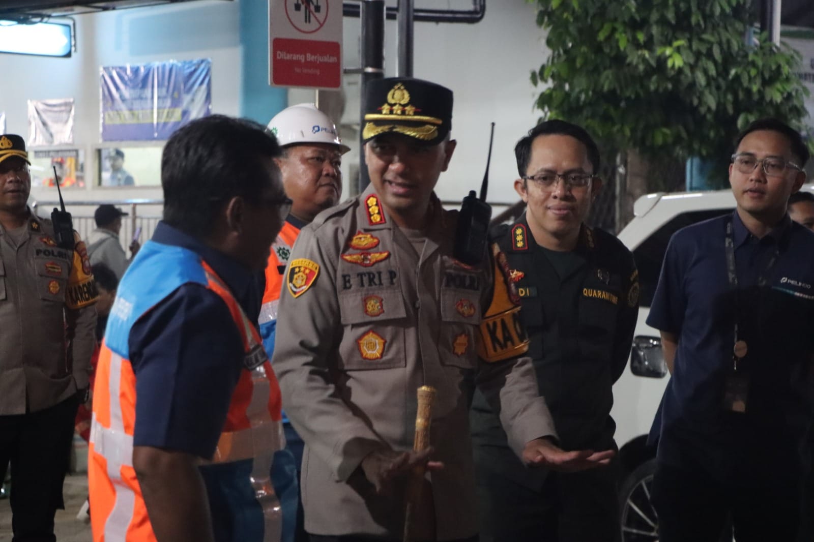 Kapolresta Pontianak Bersama Forkopimda Tinjau Arus Mudik di Pelabuhan Dwikora