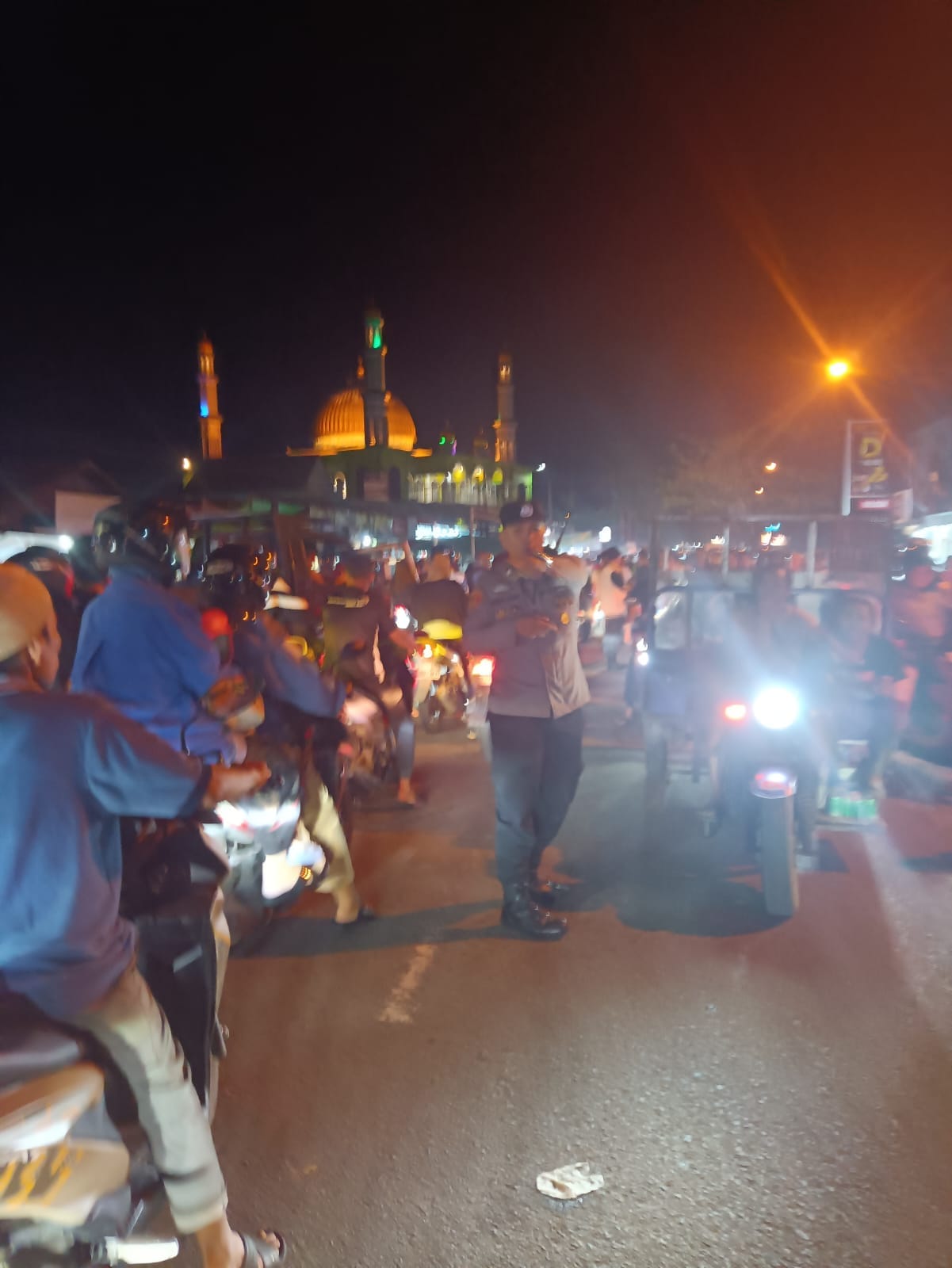 Kemacetan di Simpang Karet–Komyos Sudarso, Polisi Lakukan Pengaturan Lalu Lintas