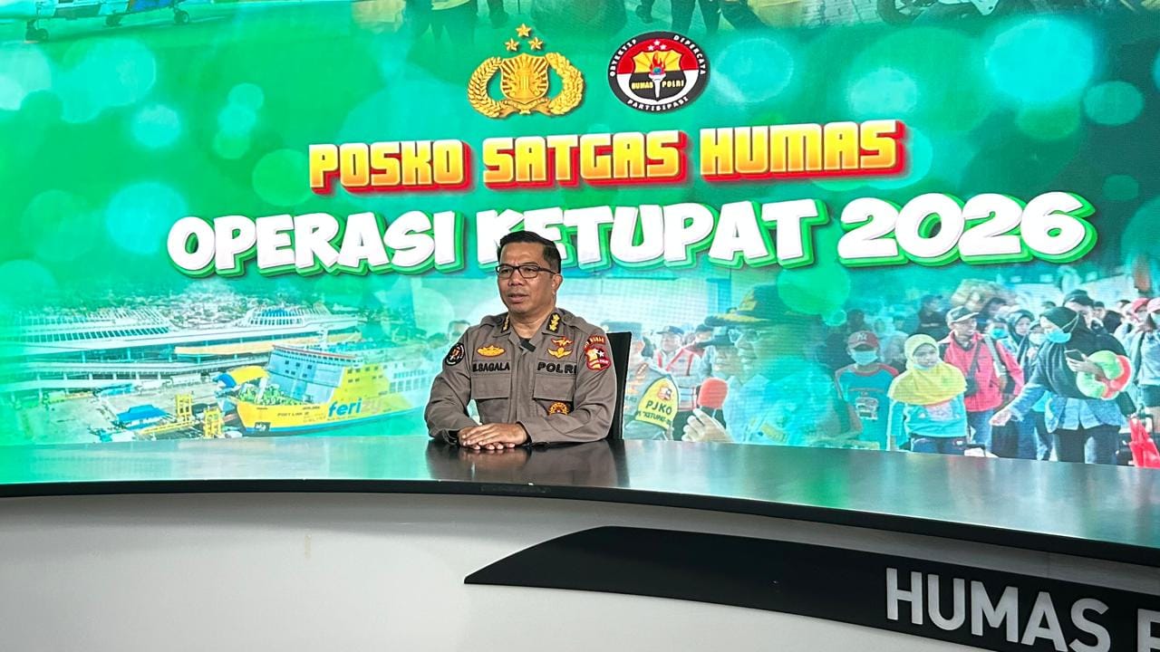 Polri: Hari Kedelapan Ops Ketupat 2026, Arus Mudik Meningkat, Situasi Kamtibmas Tetap Kondusif