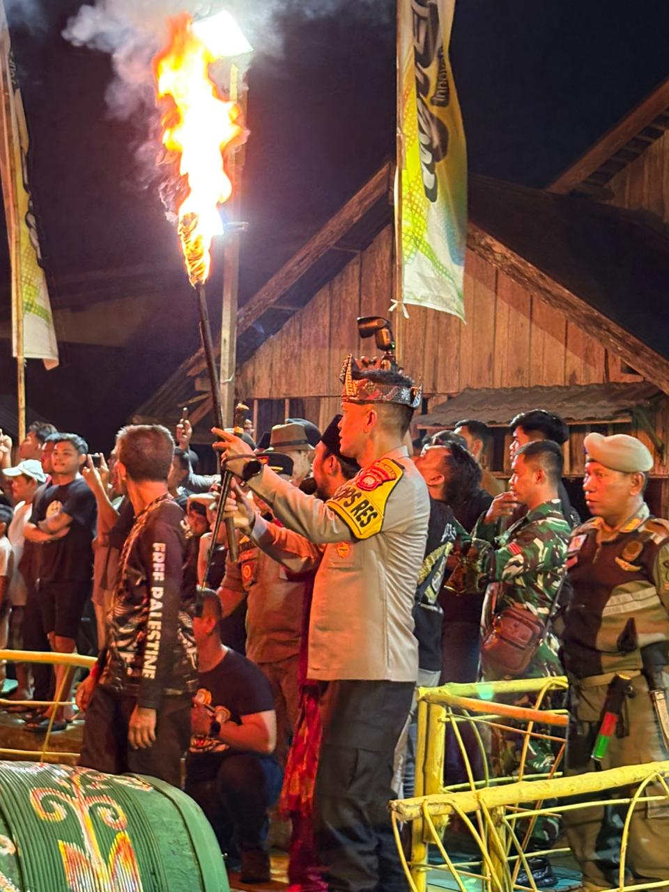 Dukung Pelestarian Budaya, Kapolresta Pontianak Hadiri Pembukaan Eksibisi Meriam Karbit 2026