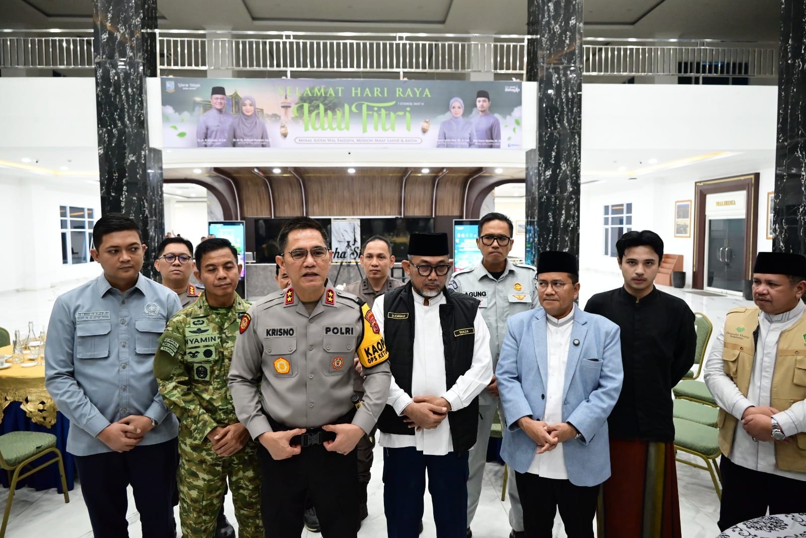 Polda Jambi Ikuti Vicon Pemantauan Malam Takbiran Idul Fitri 1447 H, Pastikan Situasi Aman dan Kondusif