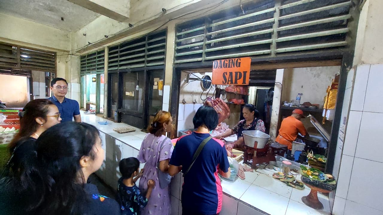 Satgas Saber Pangan Polda Bali Sidak Pasar di Hari Raya Idul Fitri, Pastikan Harga Stabil dan Stok Aman