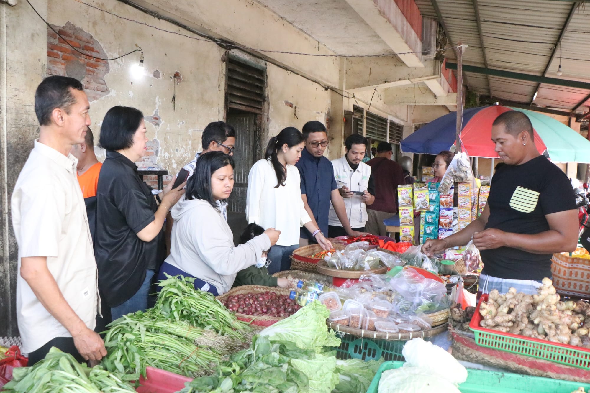Sidak Pasar, Satgas Saber Pangan Polda Bali Pastikan Ketersedian Stock dan Harga Pangan Stabil