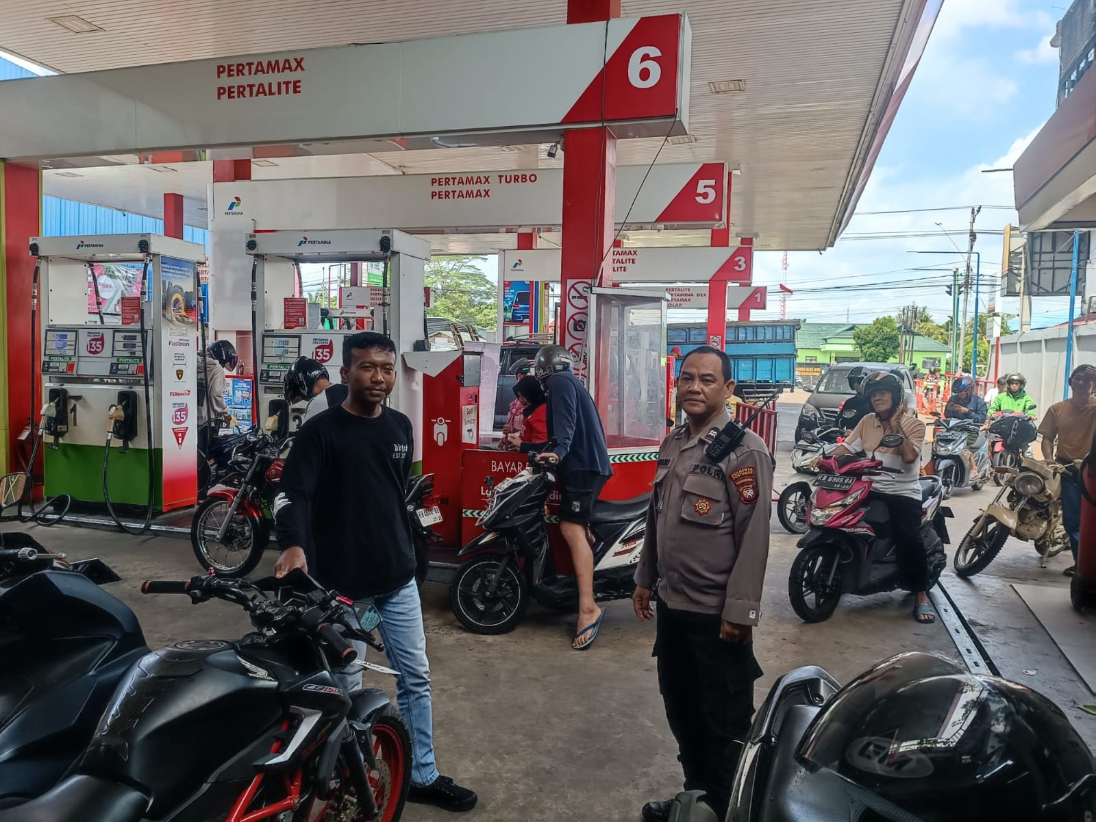 Pasca Antrean Panjang, Situasi SPBU di Pontianak Selatan dan Tenggara Kini Kembali Kondusif.