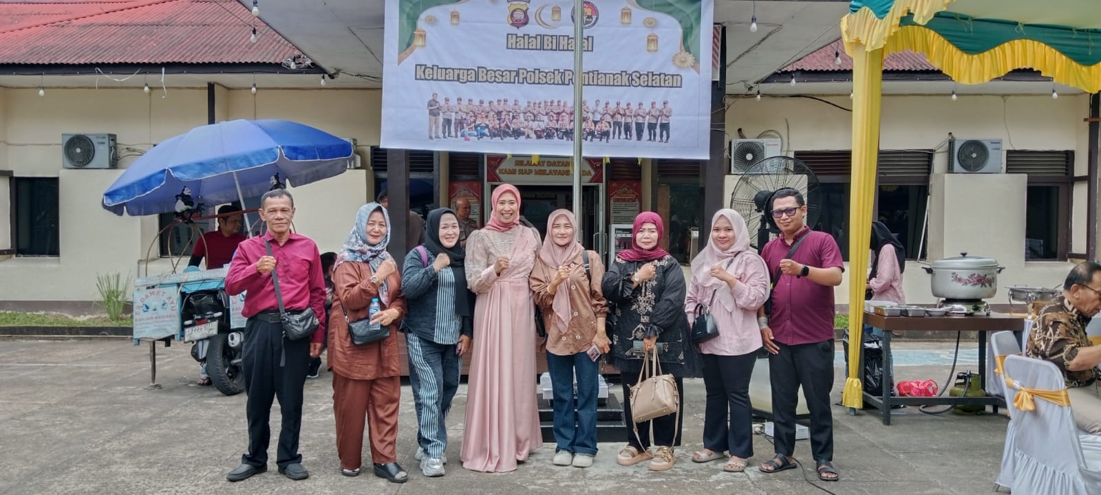 Hangatkan Silaturahmi, Kapolsek Pontianak Selatan Gelar Halal Bihalal Bersama Masyarakat