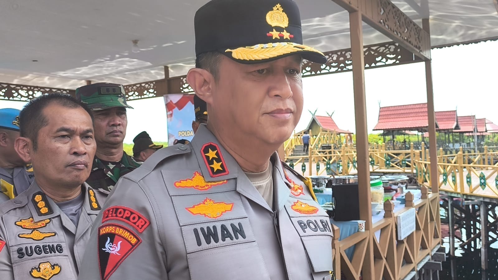 Ikuti Vicon Kapolri, Kapolda Kalteng Soroti Pengamanan Wisata saat Arus Balik Lebaran
