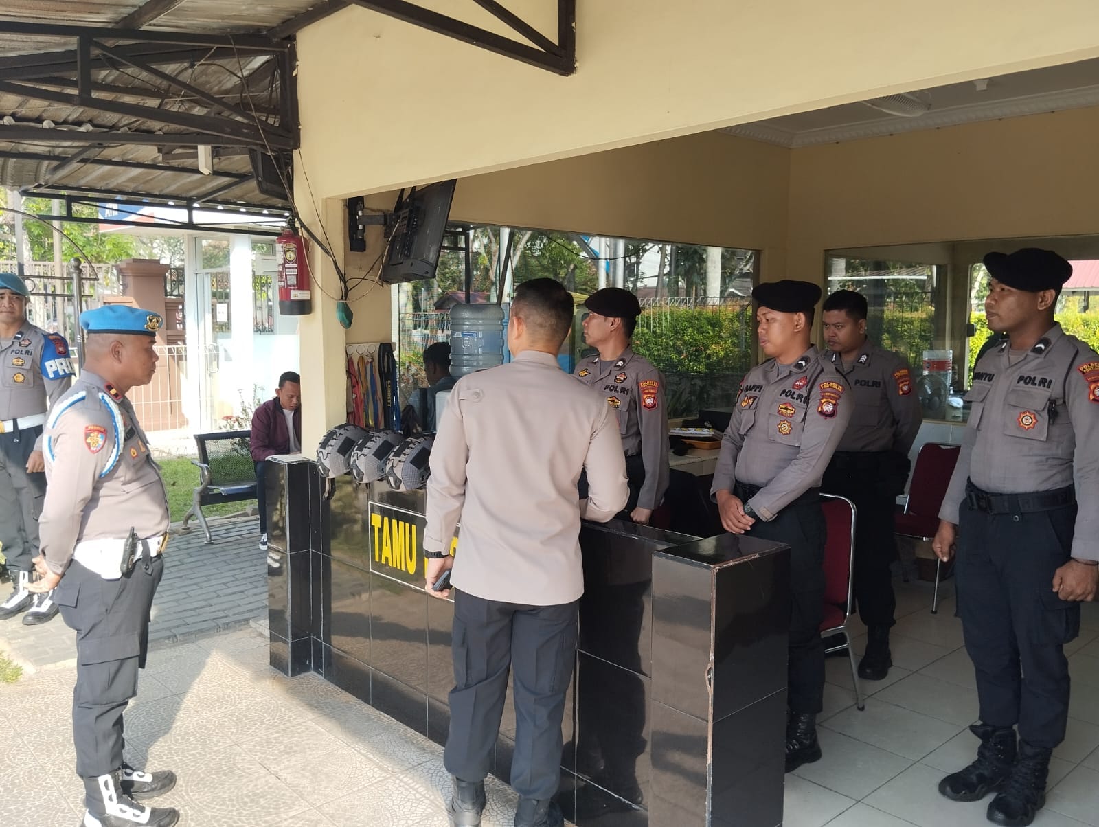 Wakapolresta Pontianak Cek Kesiapsiagaan Personel Jaga Mako, Ingatkan Disiplin dan Kewaspadaan