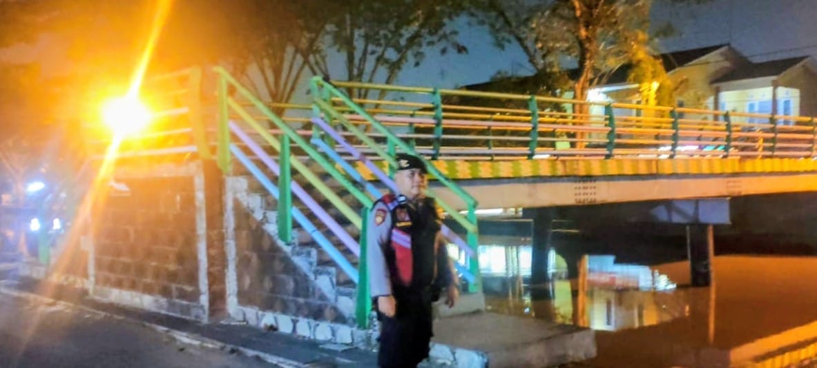 Pasca Lebaran, Patroli Enggang Polsek Pontianak Kota Sisir Jalan Pal 3