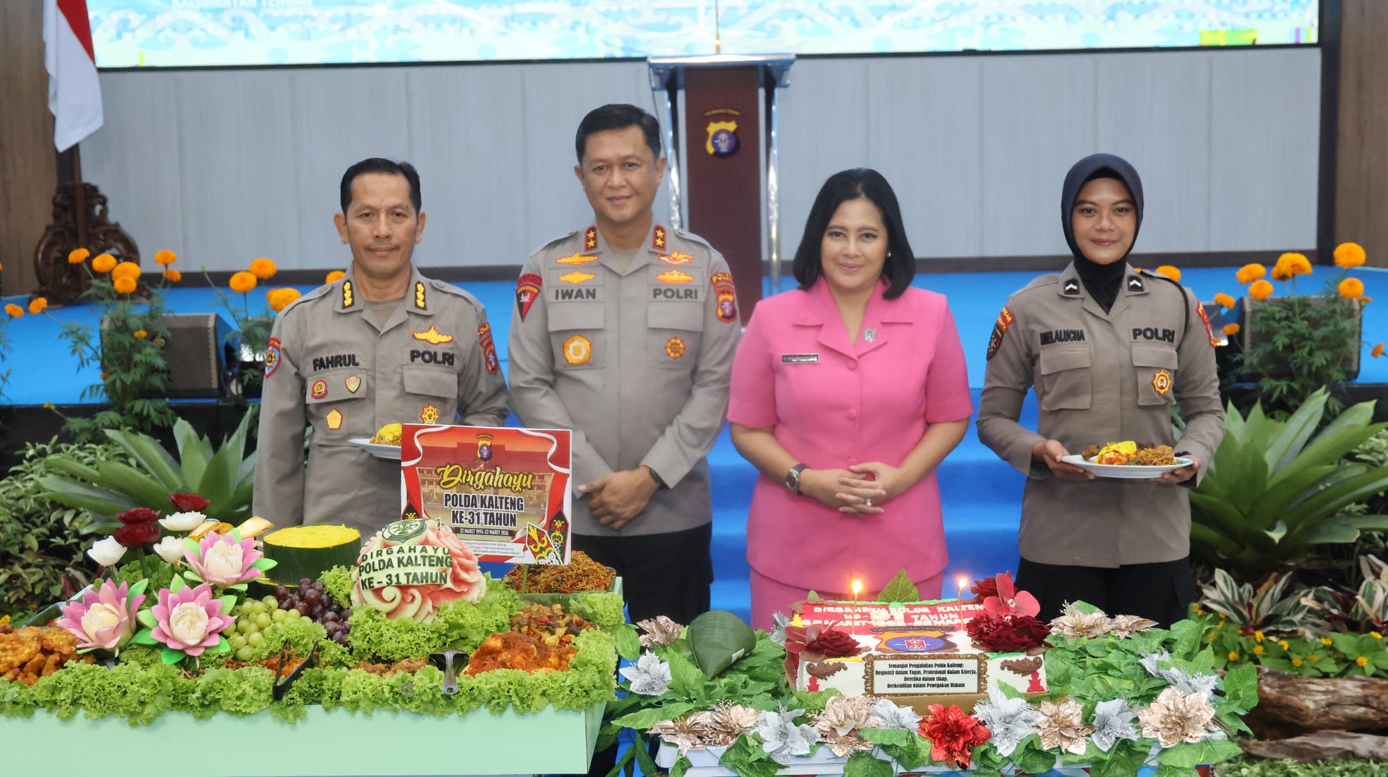 Peringati HUT ke-31, Polda Kalteng Gelar Syukuran dengan Nuansa Sederhana dan Penuh Kebersamaan