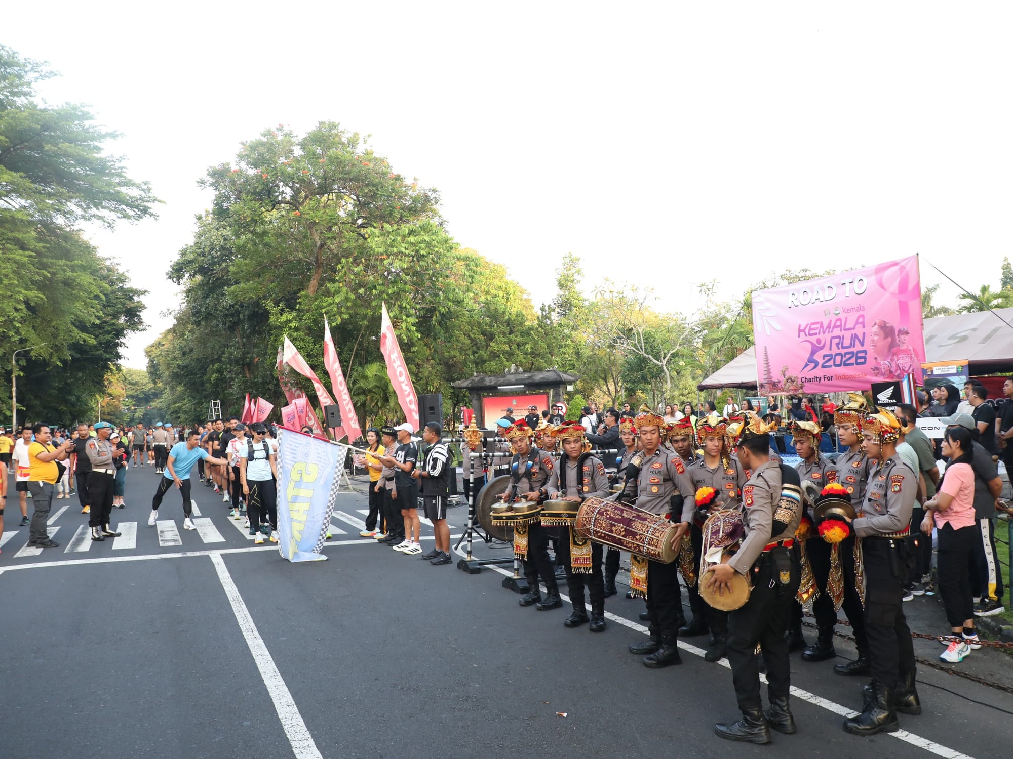 Polda Bali Gaungkan “Charity for Indonesia” Lewat Pra-Event Kemala Run 2026 di Renon