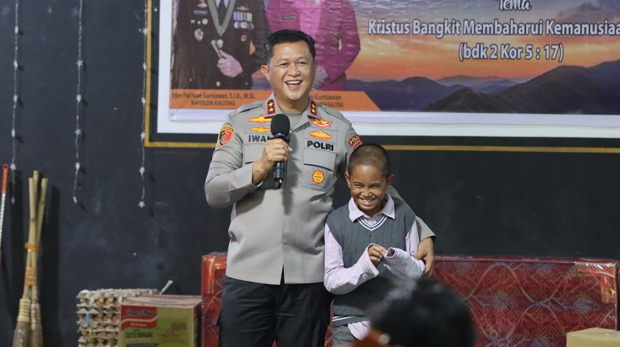 Peduli Kasih Jelang Paskah, Polda Kalteng Anjangsana ke Panti Sosial dan Asuhan di Palangka Raya