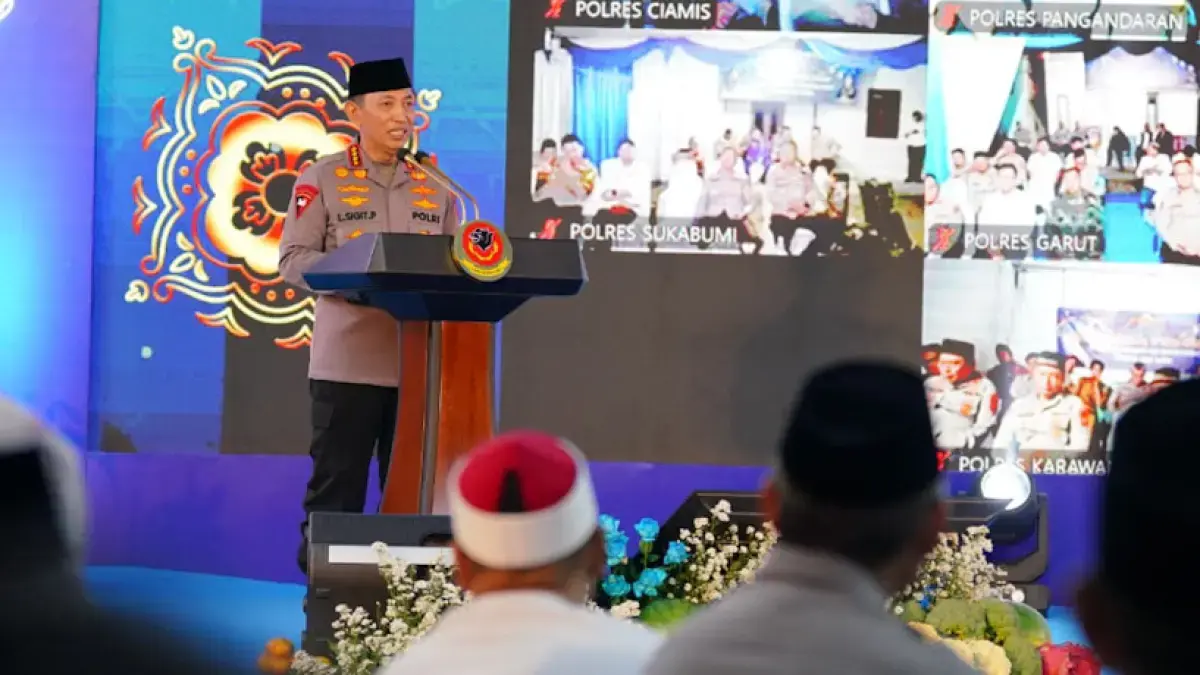 Hadiri Silaturahmi Ramadan di Jabar, Kapolri Ingatkan Pentingnya Persatuan untuk Stabilitas Nasional