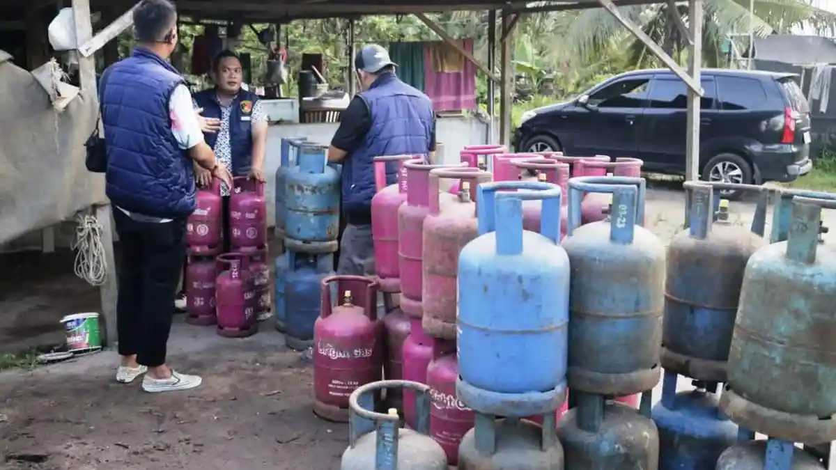 Ditreskrimsus Polda Babel Bongkar Oplosan Elpiji Subsidi di Bangka Tengah, 4 Pelaku dan Ratusan Tabung Diamankan