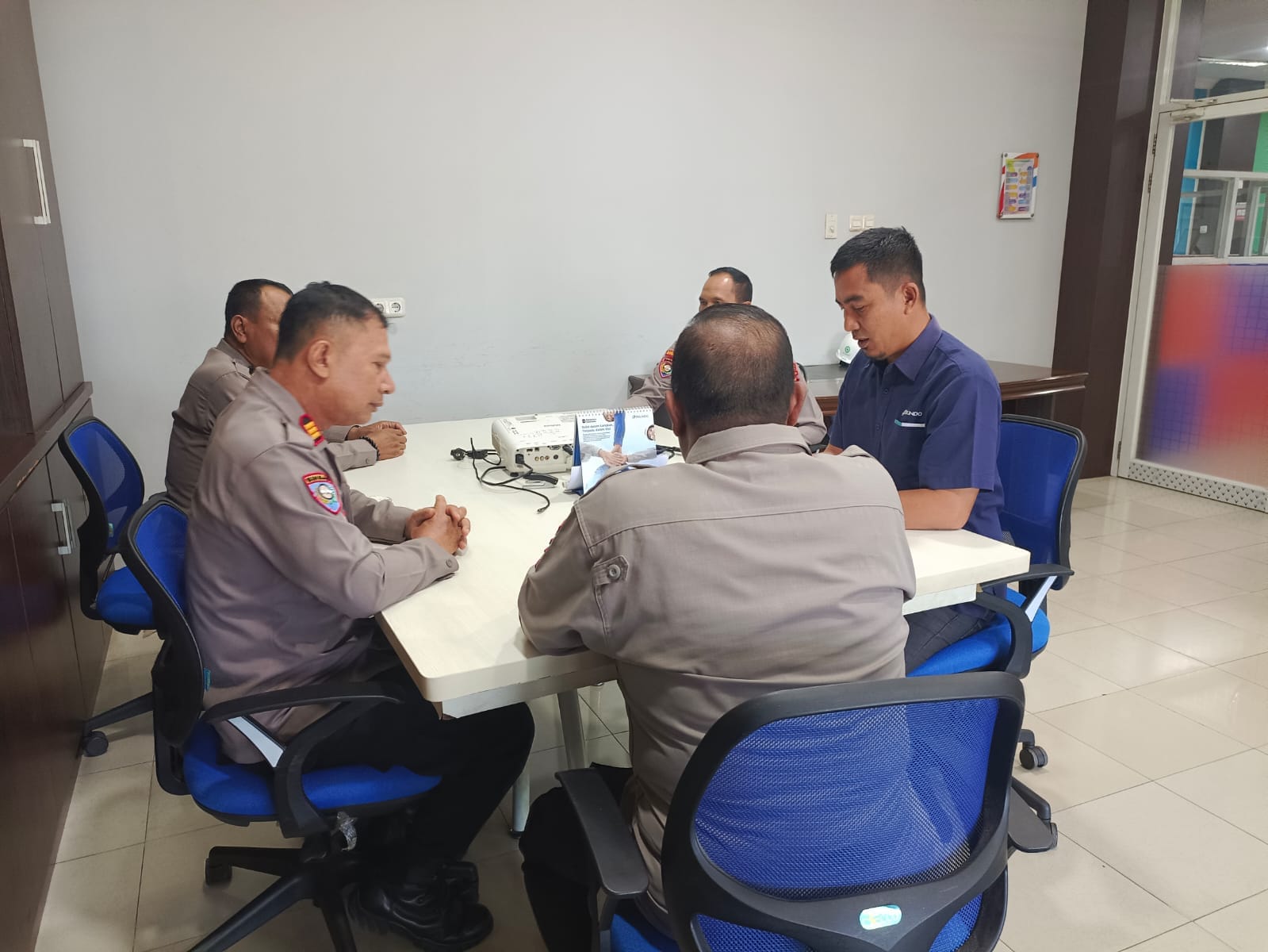Tingkatkan Profesionalisme Satpam, Sat Binmas Polresta Pontianak Sambangi PT Pelindo untuk Pembinaan Teknis