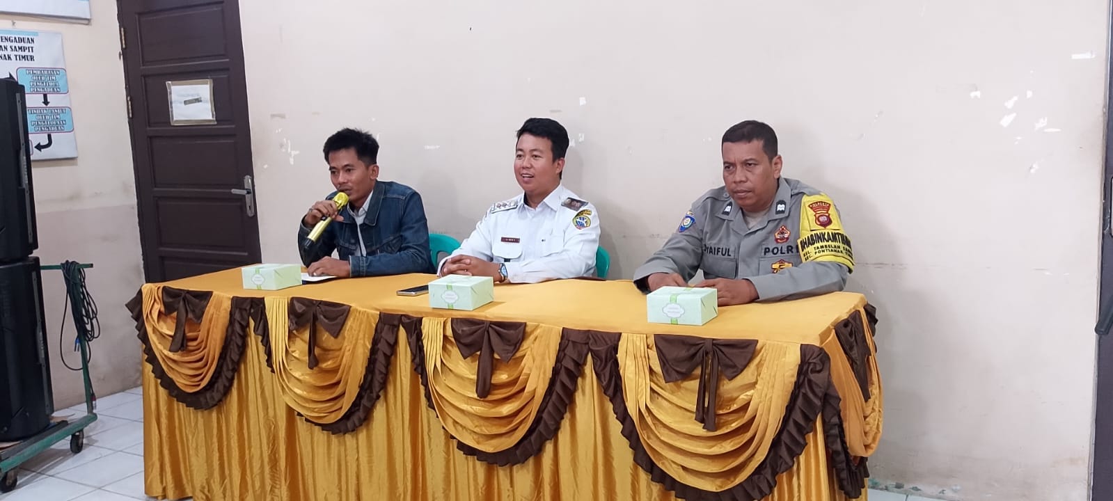 Bhabinkamtibmas Tembelan Sampit Sosialisasikan Bantuan Operasional Posyandu