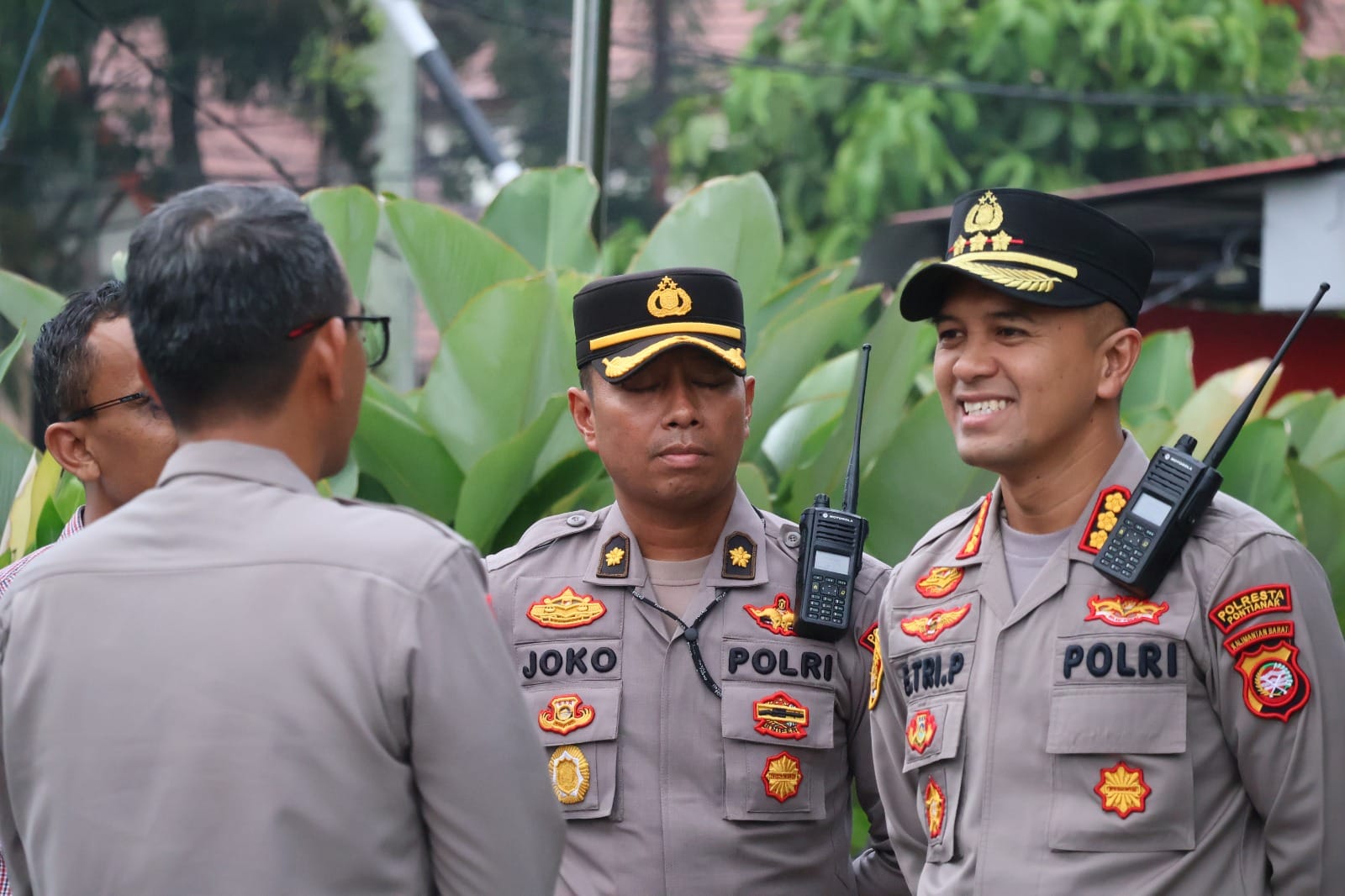 Pengamanan Humanis Diterapkan, Polresta Pontianak Amankan Demo KORAMEL di Bundaran Digulis