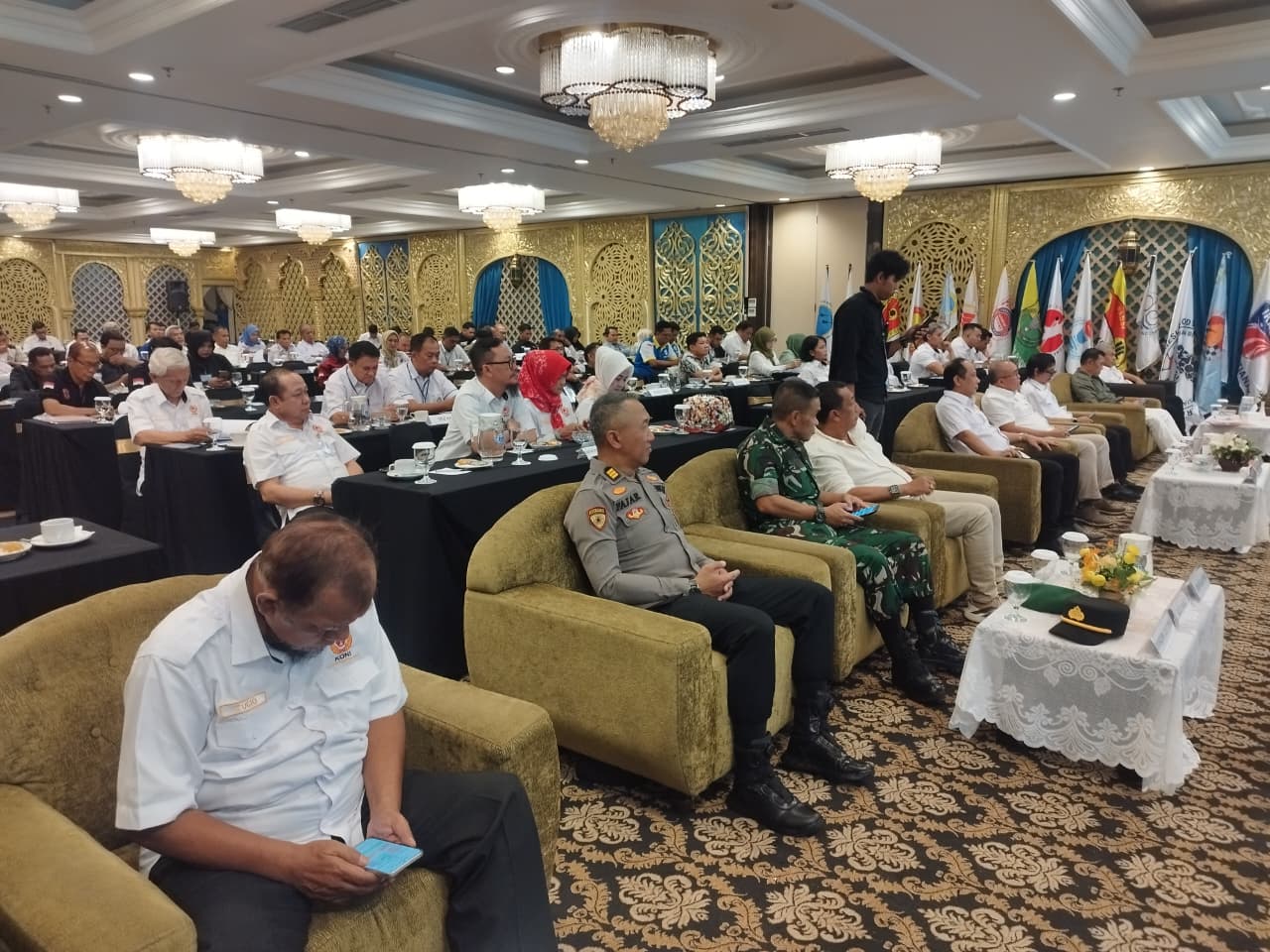 Perwakilan Kapolresta Pontianak Hadiri Pembukaan Rapat Kerja KONI Kota Pontianak 2026