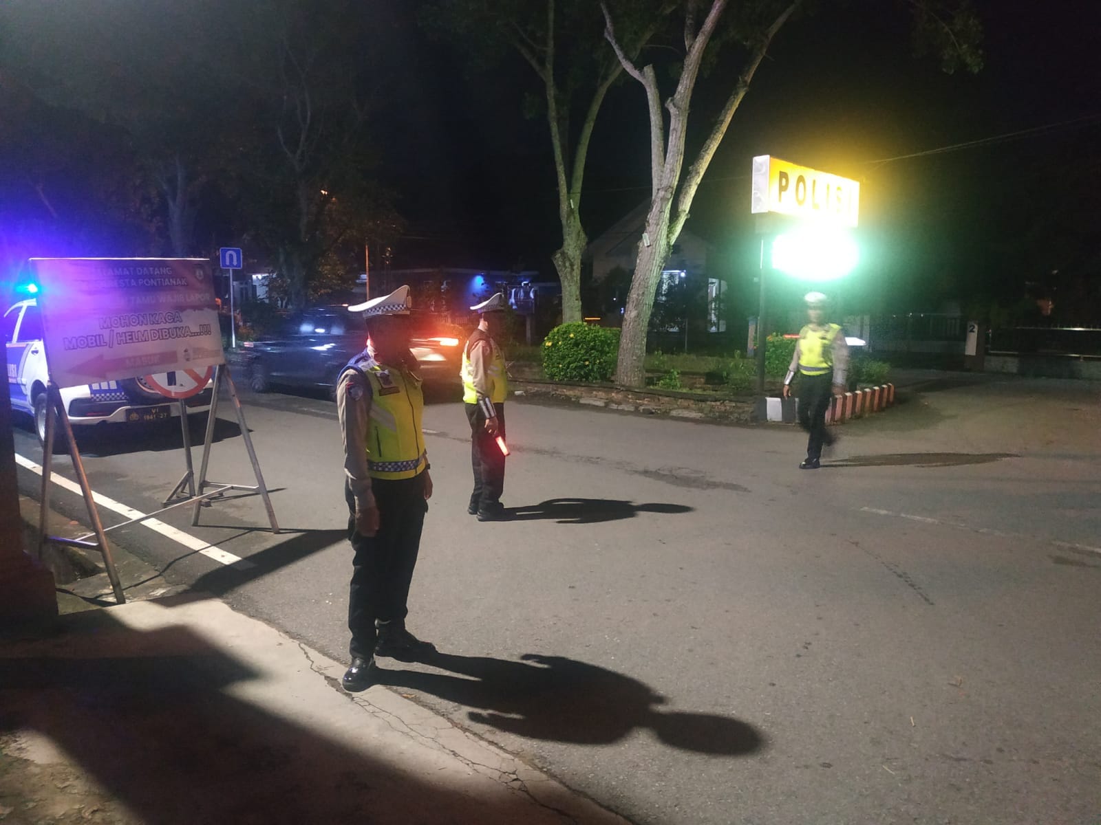 Patroli Malam Ditingkatkan, Sat Lantas Polresta Pontianak Sasar Balap Liar dan Knalpot Brong