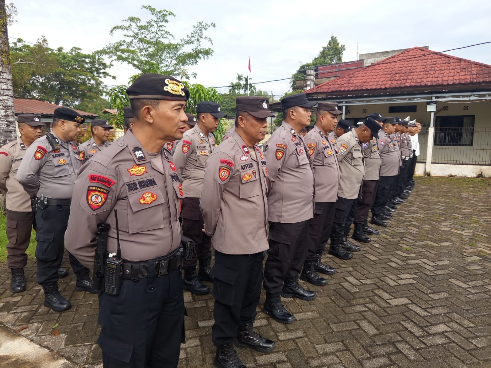 Rangkaian Ibadah Paskah Kondusif, Kapolsek Pontianak Kota Apresiasi Kinerja Personel Pengamanan