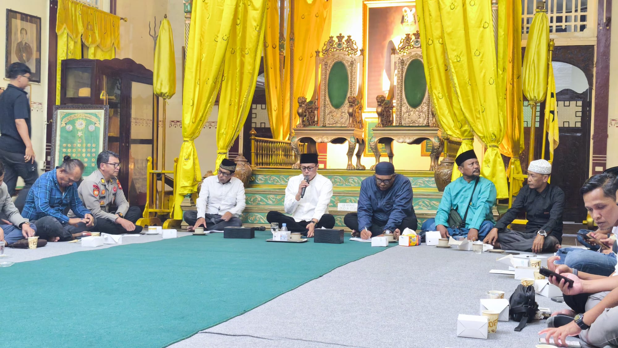 Polsek Pontianak Timur Hadiri Rapat Persiapan Haul Sultan Pontianak