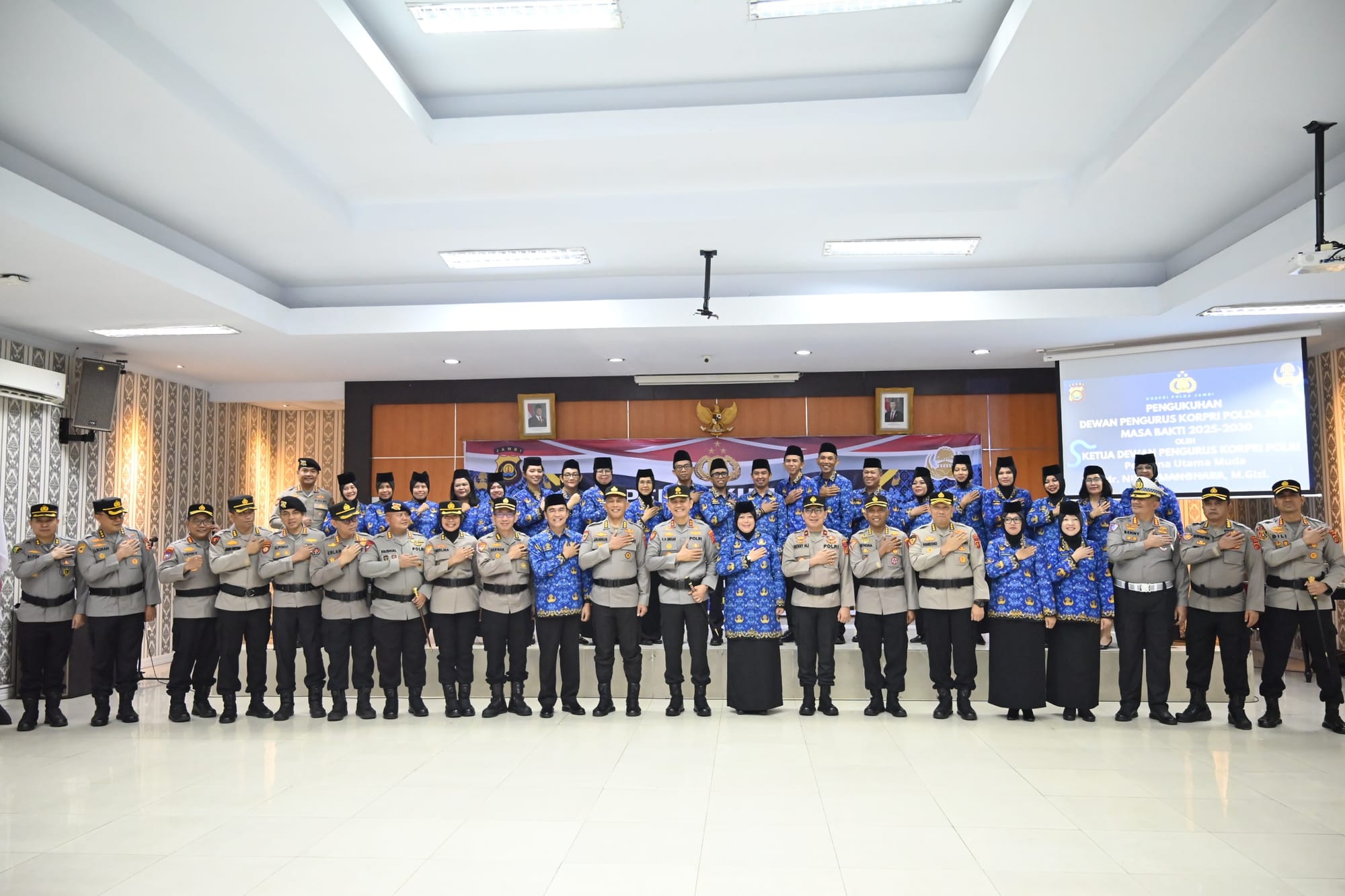 Pengurus KORPRI Polda Jambi 2025–2030 Dilantik, Perkuat Soliditas dan Profesionalisme ASN