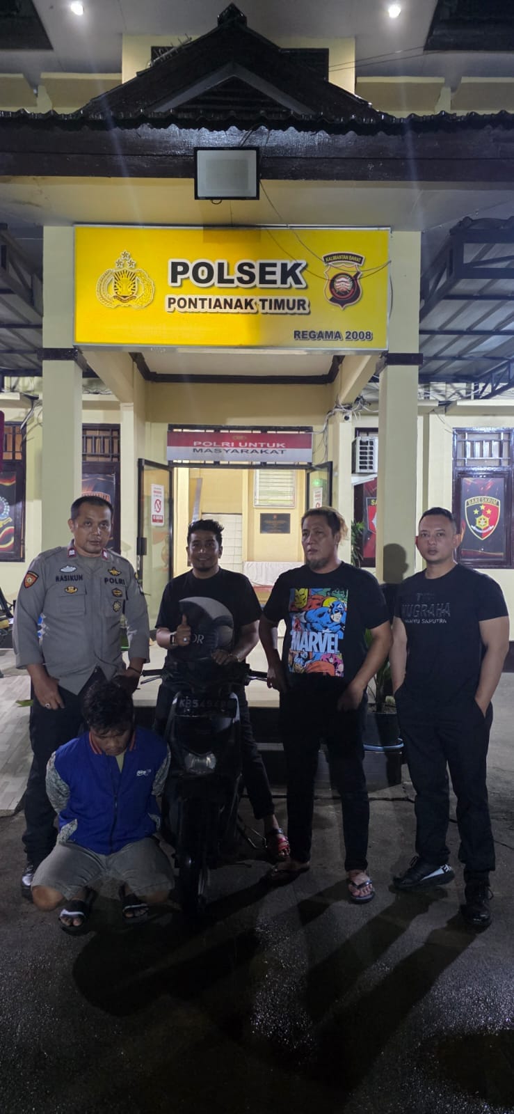 Satu Pelaku Curanmor Ditangkap, Polsek Pontianak Timur Dalami Kasus
