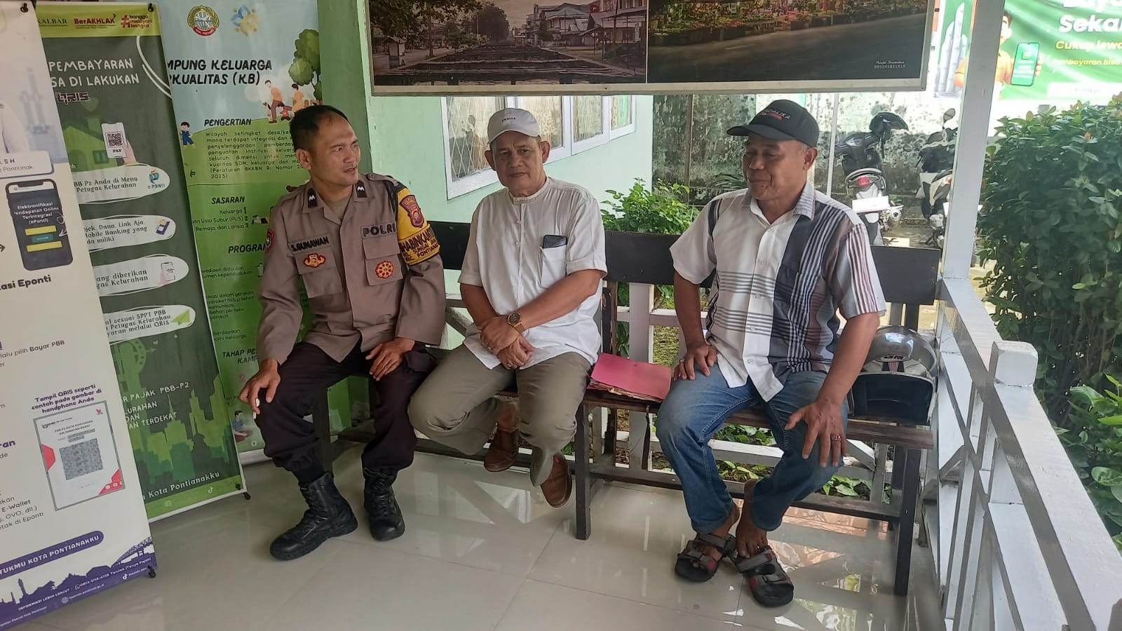 Sambang Dialogis Bhabinkamtibmas Sei Jawi Dalam, Warga Diajak Jaga Kamtibmas