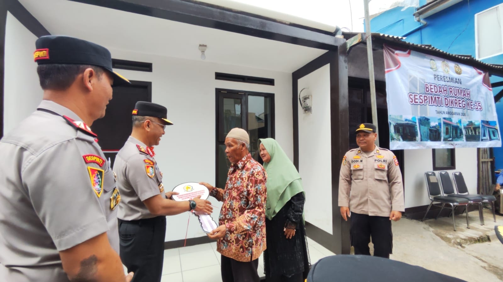 Program Bedah Rumah Serdik Sespimti Dikreg ke-35 di Lembang Resmi Diluncurkan