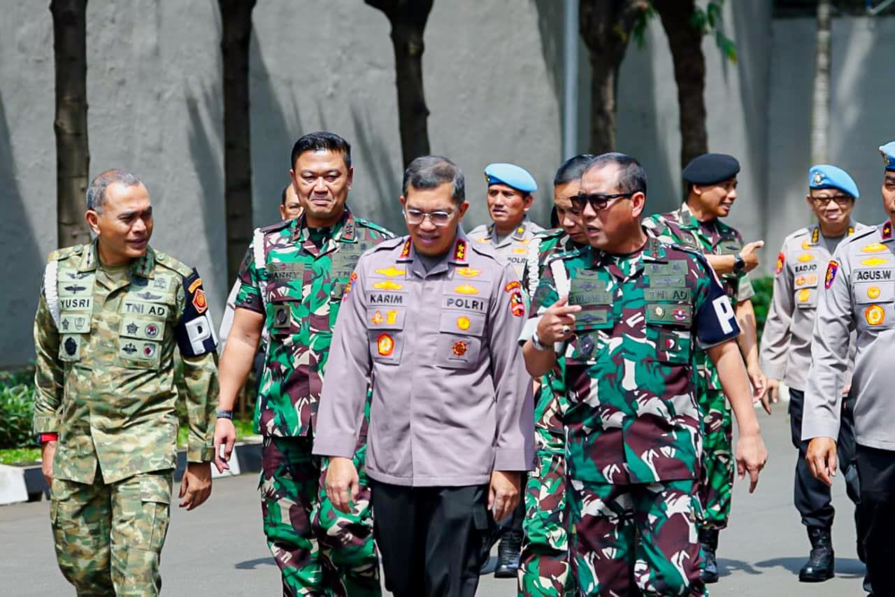 Pererat Sinergitas, POM TNI dan Propam Polri Gelar Coffee Morning dan Halal Bihalal 1447 H