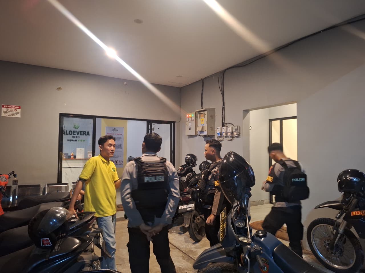 Patroli Enggang Polresta Pontianak Tindaklanjuti Laporan Dugaan Penipuan di Hotel Aloevera