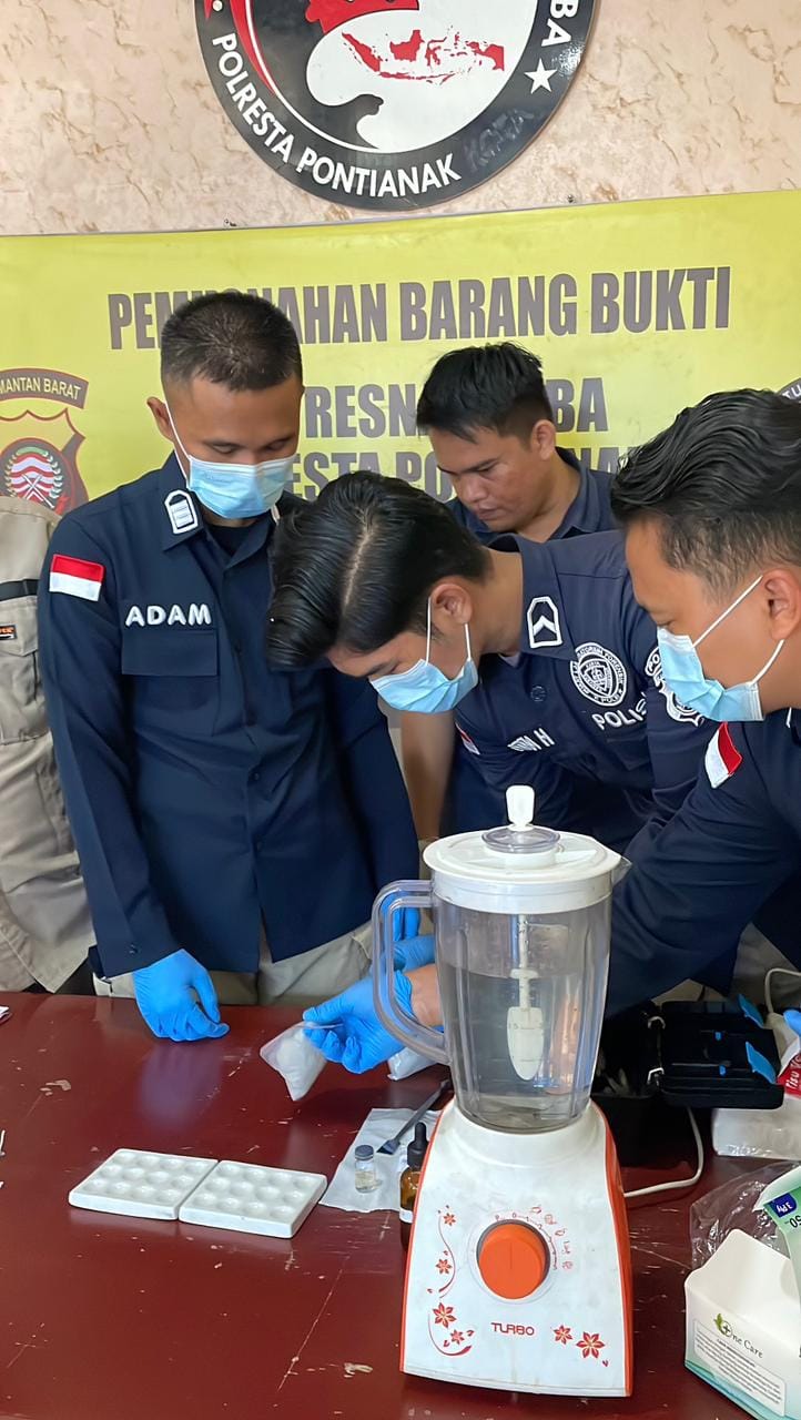 Satresnarkoba Polresta Pontianak Musnahkan 200 Gram Sabu, Tegaskan Komitmen Berantas Narkoba