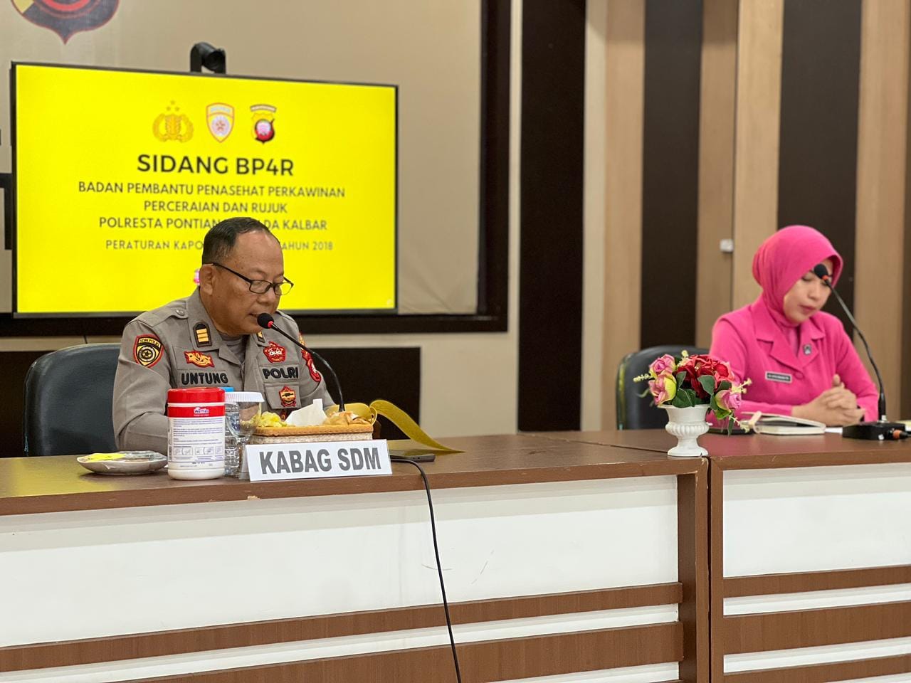 Bagsdm Polresta Pontianak gelar siding BP4R personil Polresta Pontianak