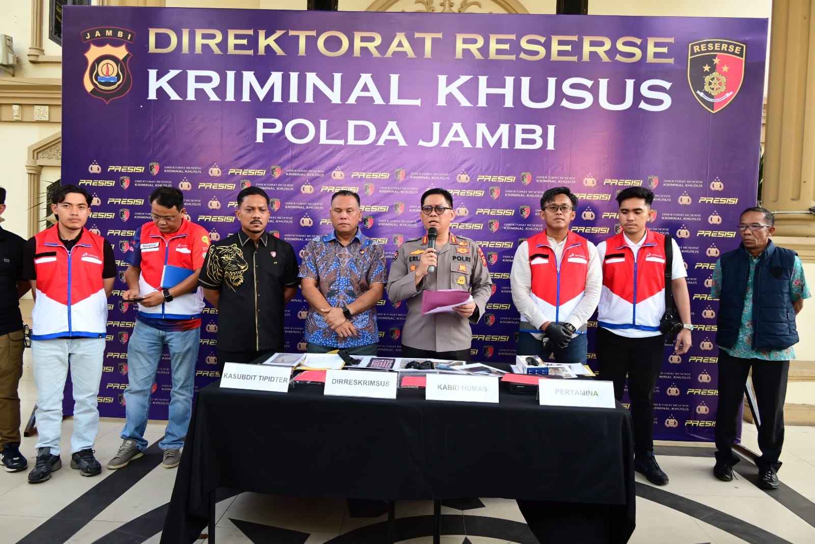 Polda Jambi Ungkap Dugaan Tindak Pidana Migas, Pelangsiran Solar Subsidi di SPBU Lubuk Landai