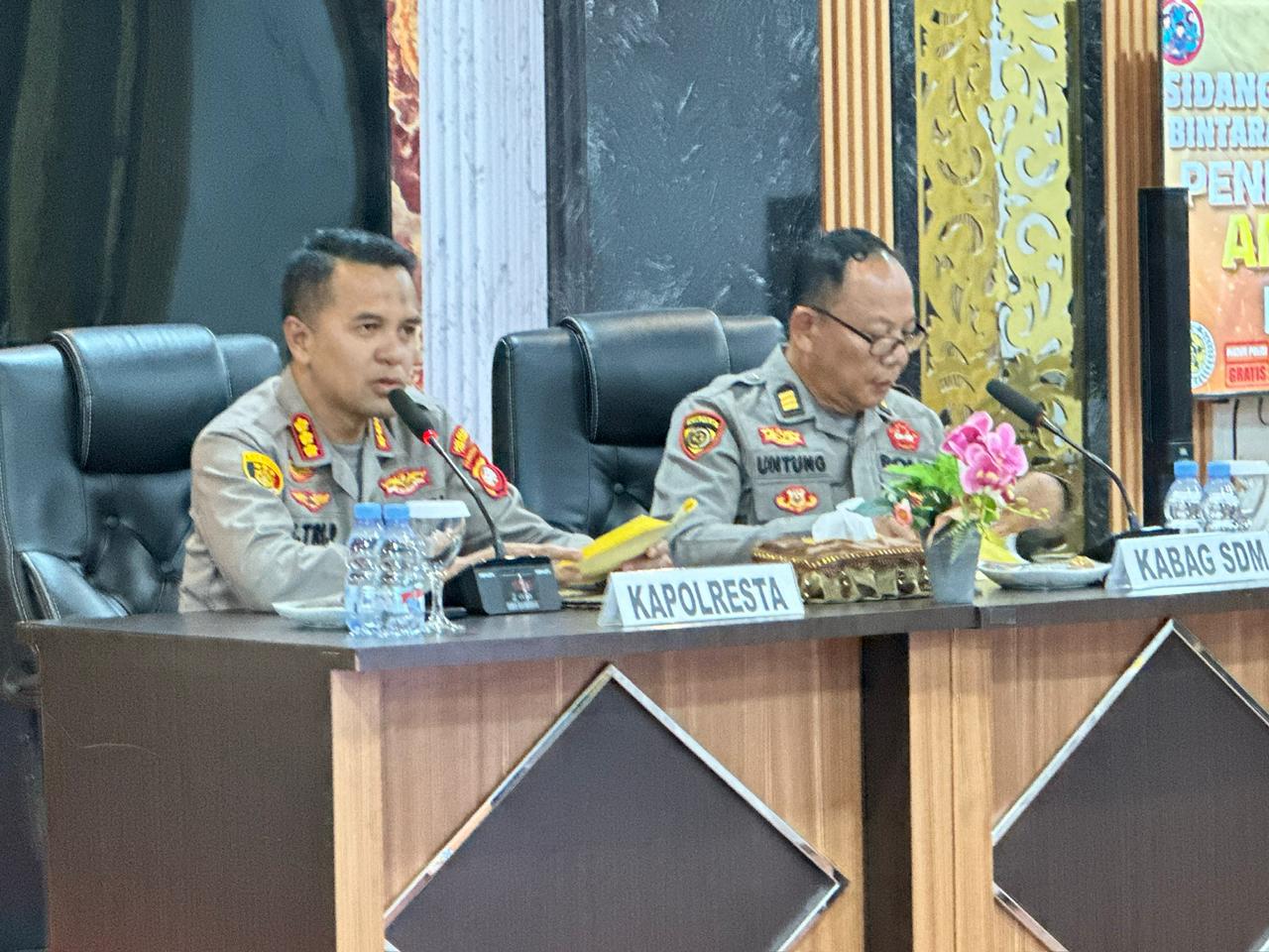 Polresta Pontianak Gelar Sidang Kelulusan Rikmin Awal Penerimaan Bintara dan Tamtama Polri T.A. 2026