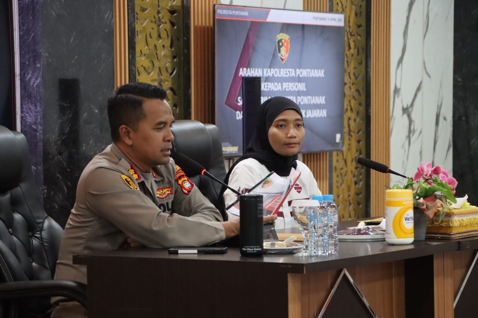 Kapolresta Pontianak Berikan Arahan Pelaksanaan Tugas kepada Satreskrim