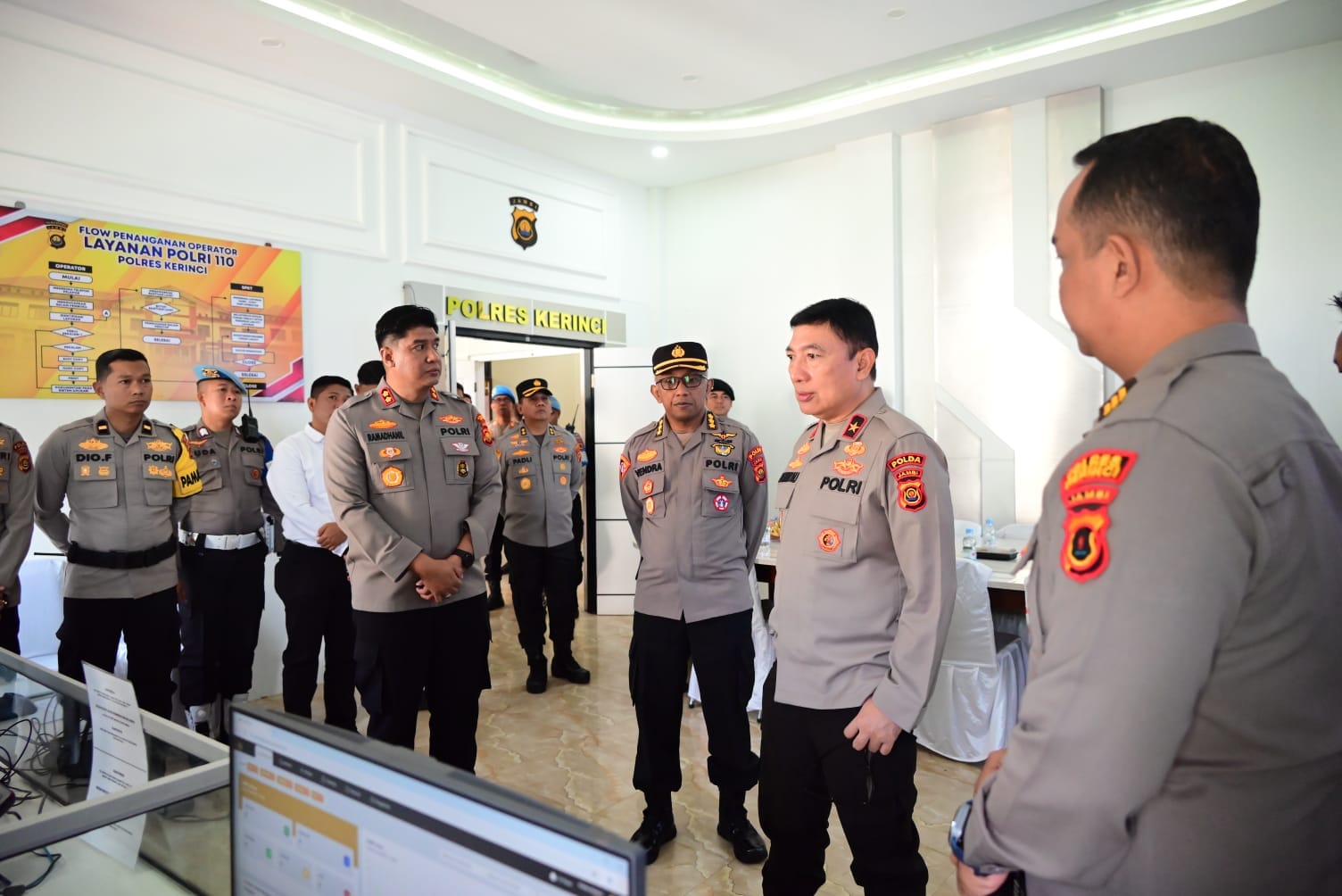 Wakapolda Jambi Kunjungi Polres Kerinci, Tekankan Profesionalisme dan Pelayanan Humanis