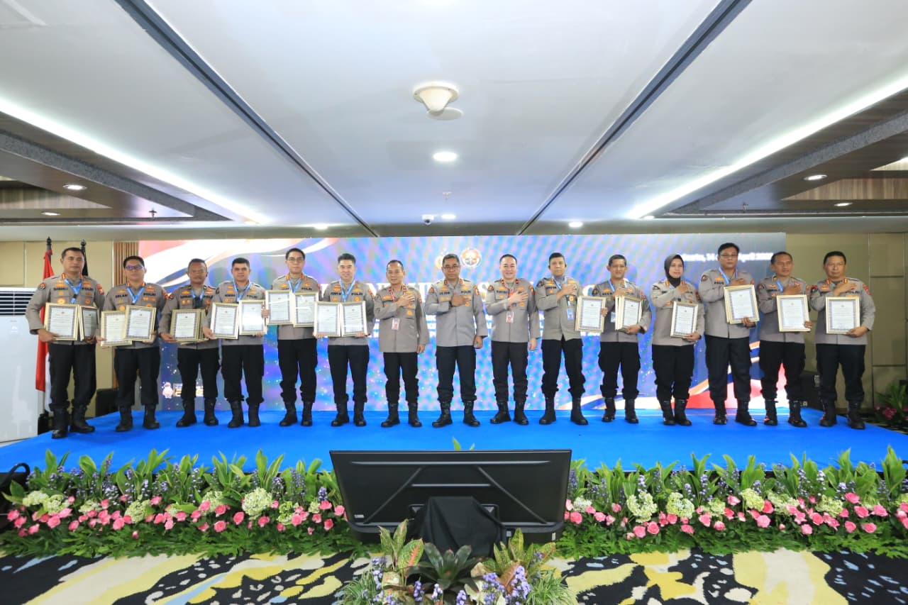 Bid Humas Polda Jambi Borong Dua Penghargaan di Rakernis Humas Polri 2026