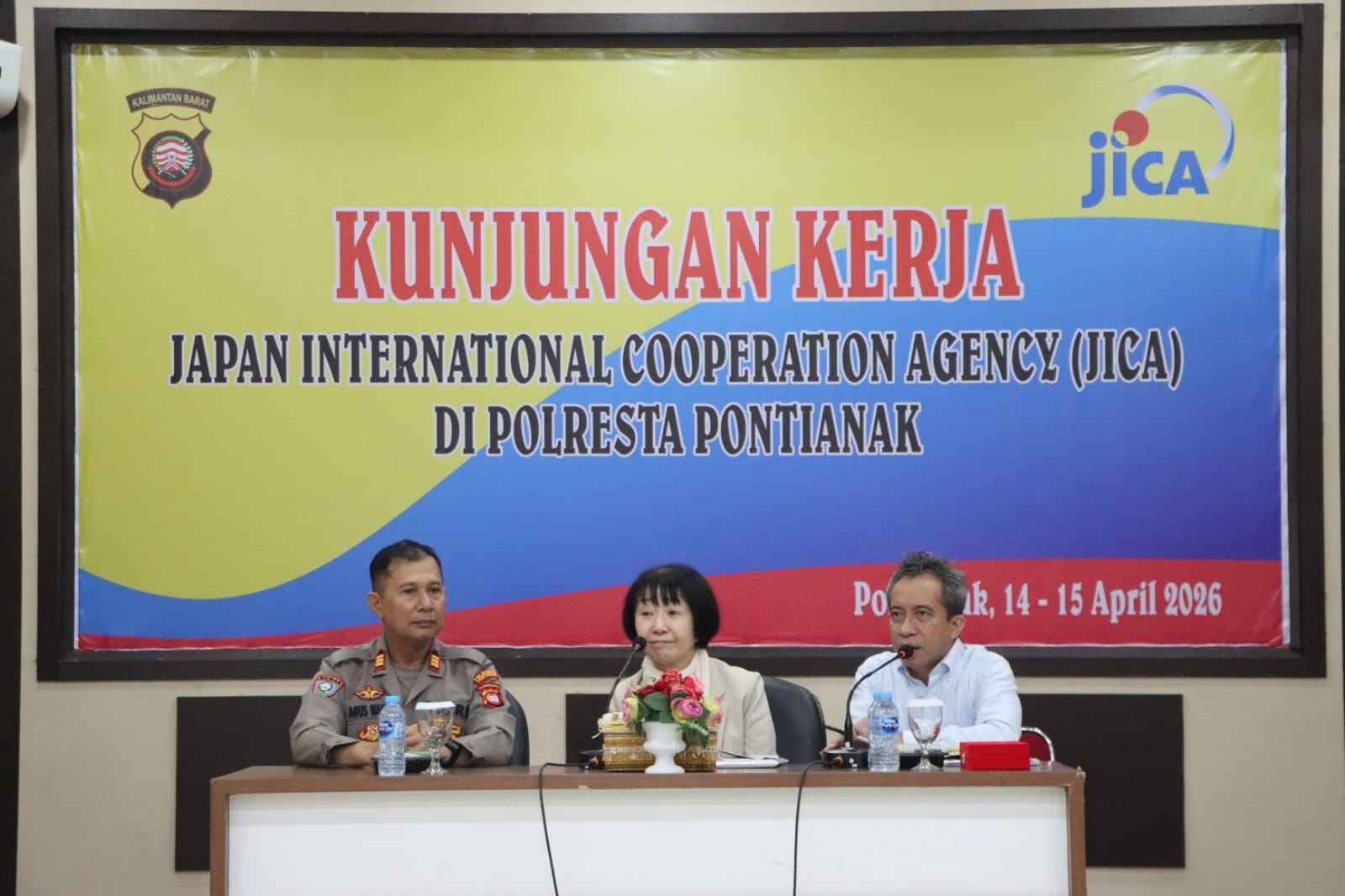Polresta Pontianak Terima Kunjungan Kerja JICA, Perkuat Kerja Sama Internasional