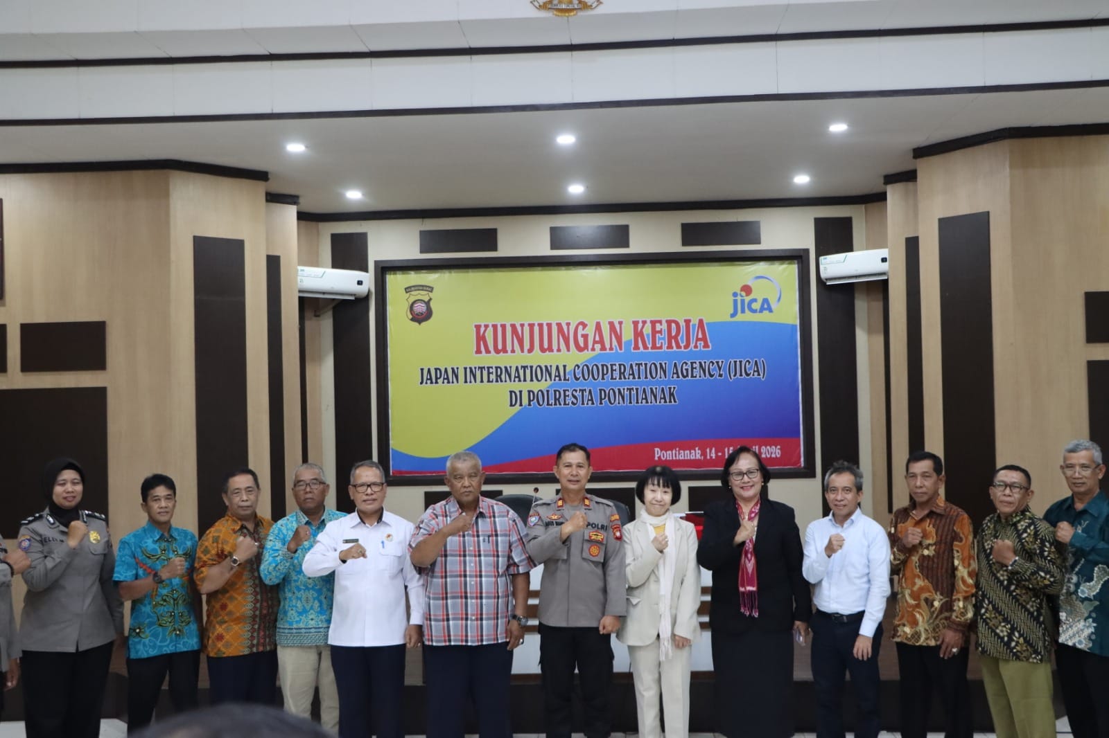 Polresta Pontianak Sambut Kunker JICA, Perkuat Kolaborasi dan Kerja Sama Internasional